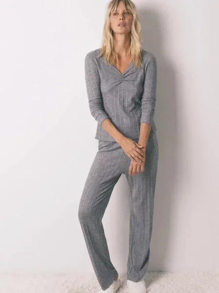 Pyžamová sada women'secret šedá