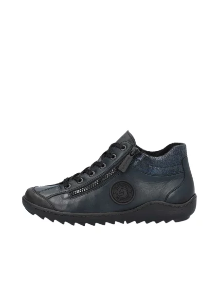 Sneakersy Remonte skórzane niebieskie