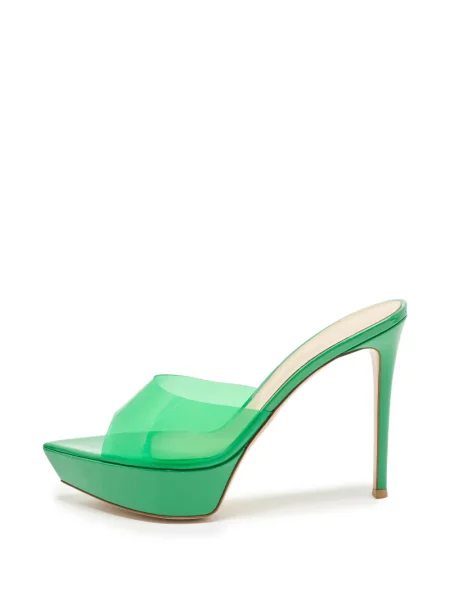 Sandale Gianvito Rossi cu platformă verde