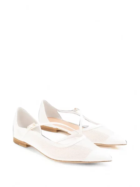 Balerini Malone Souliers plasă alb