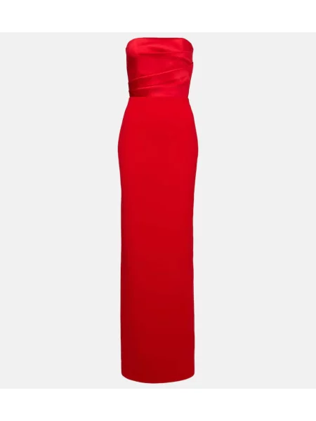 Rochie Solace London din satin roșu