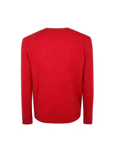 Sweter Polo Ralph Lauren z kaszmiru czerwony