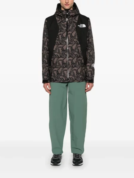 Geacă The North Face cu imagine negru