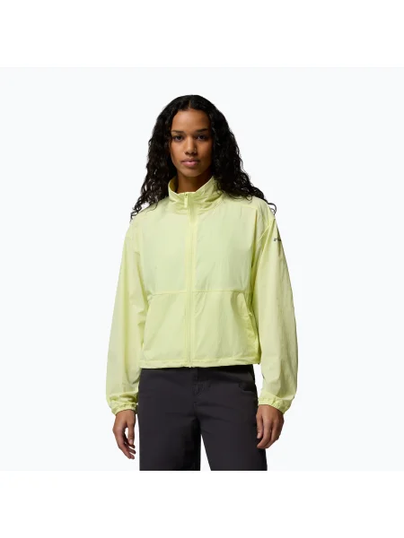 Geacă împotriva vântului pentru femei Columbia AmazeStretch citron haze