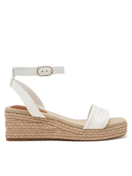 Tommy Hilfiger Espadrile Tommy Hilfiger Espad Mid Wedge Écru