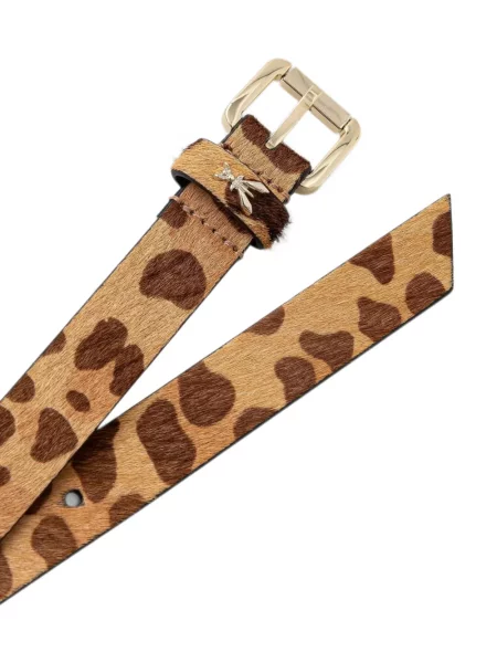 Curea Patrizia Pepe cu imagine cu model leopard