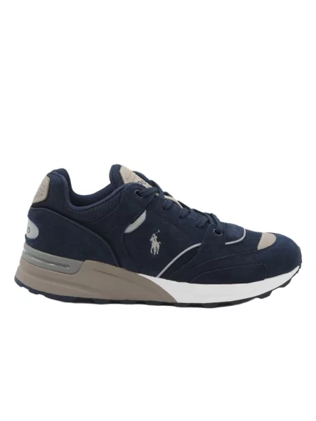 Sneakersy Ralph Lauren zamszowe niebieskie