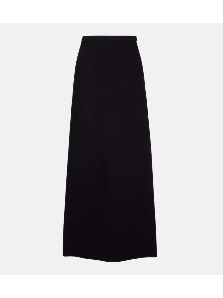 Fusta maxi Max Mara din jerseu negru
