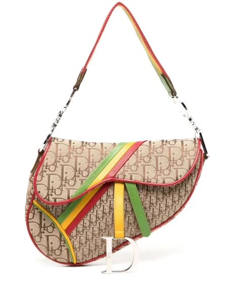 Kabelka Christian Dior Pre-owned hnědá