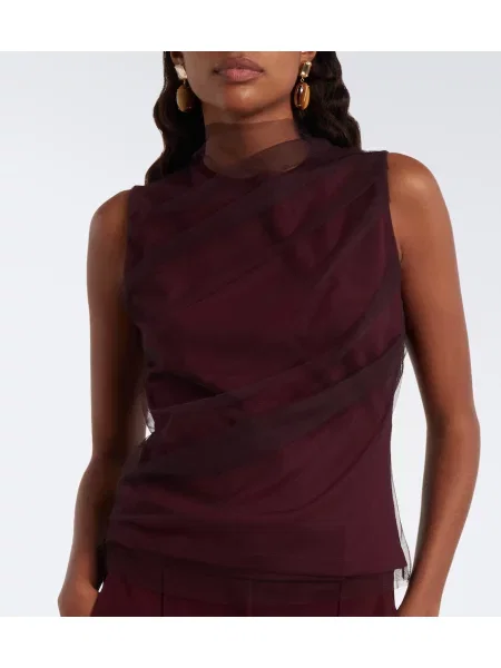 Top Dorothee Schumacher din jerseu drapat