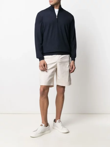 Pulover Brunello Cucinelli albastru