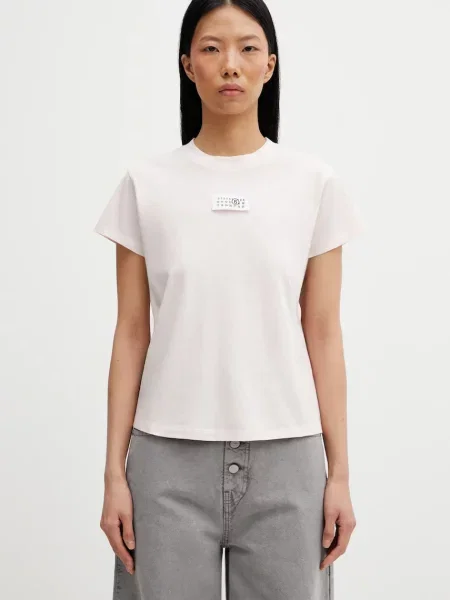 Maison Margiela tricou din roz