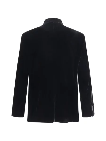 Sacou Giorgio Armani de catifea negru