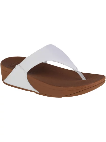 Kožne natikače Fitflop bijela