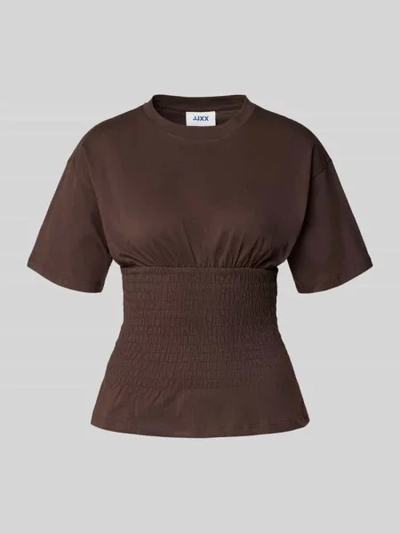 Taliowany T-shirt z okrągłym dekoltem Model EVELYN' Jjxx