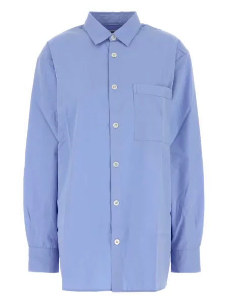 Poplínová košile Tekla modrá