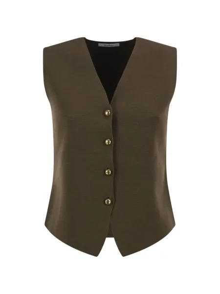 Vestă Max Mara tricotate verde