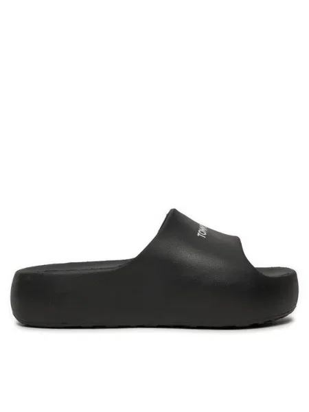 Női papucs Tommy Jeans Flatform Pool Slide Ess black. Méret: 35 EU fekete