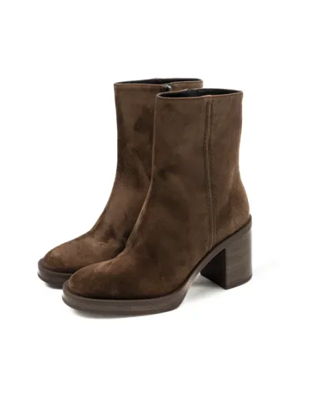 Buty do kostki Pon´s Quintana skórzane brązowe