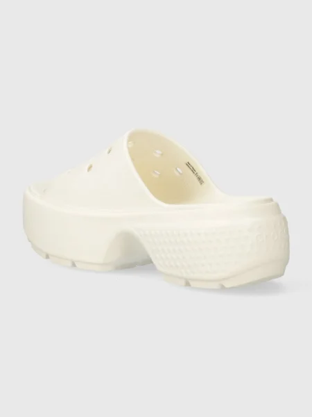 Pantofle Crocs Stomp Slide béžové