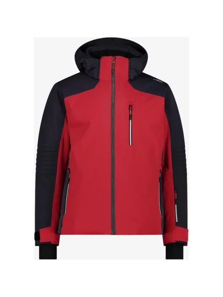 Kurtka z kapturem CMP Twill Ski różowa 48 czarna