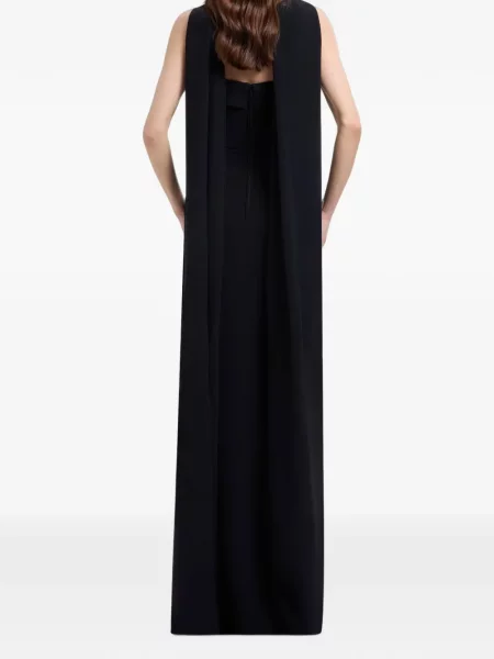 Rochie maxi Elie Saab fără bretele negru