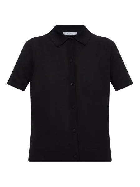 Cămașă Max Mara de lână negru