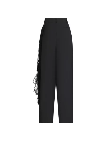 Pantaloni Darkpark de lână negru
