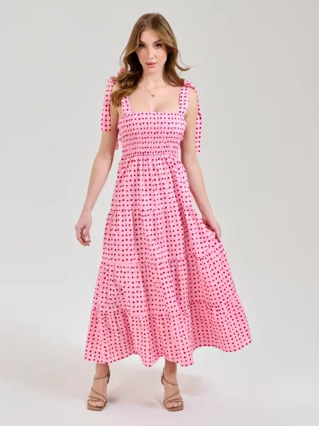 Платье миди Sinsay ретро