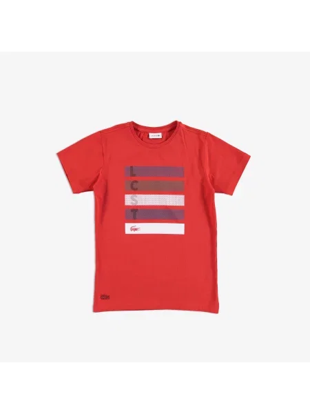 Футболка Lacoste.com красная