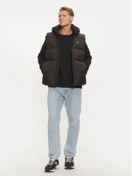Tommy Jeans Vesta Essential černá