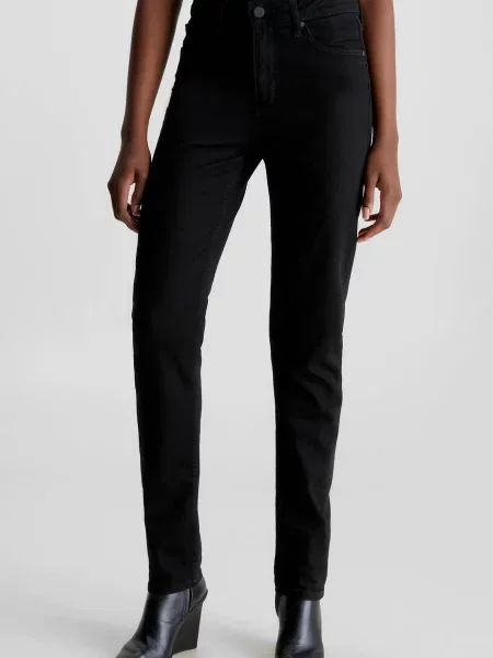 Середній підйом джинси Calvin Klein чорні