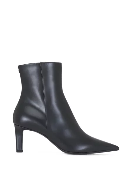 Cizme scurte Jimmy Choo din piele negru