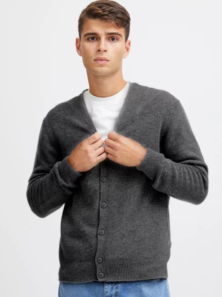Casual Friday Pletena jopa Karl temno siva