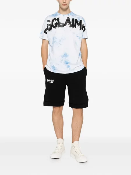 Tricou Disclaimer cu imagine cu legături alb