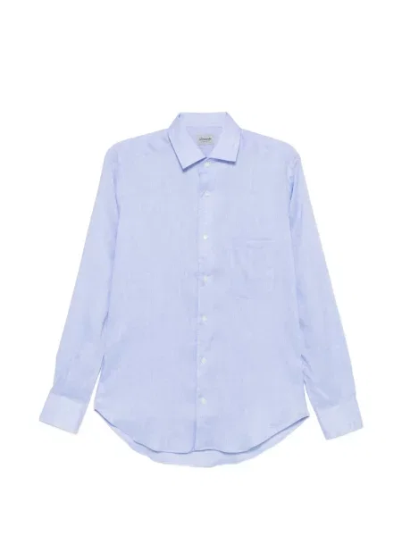 Košulja Drumohr prsni džepovi plava