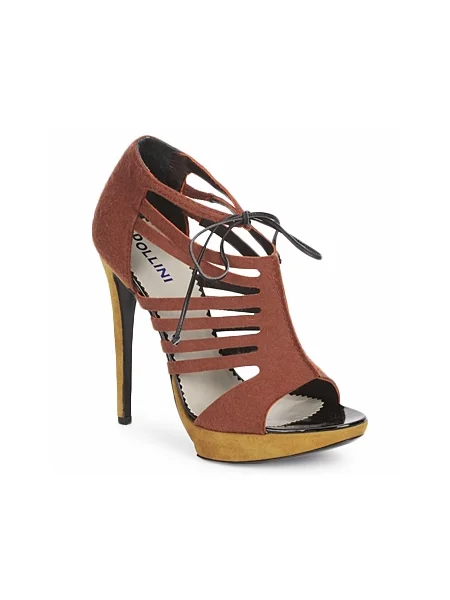 Pantofi Pollini maro