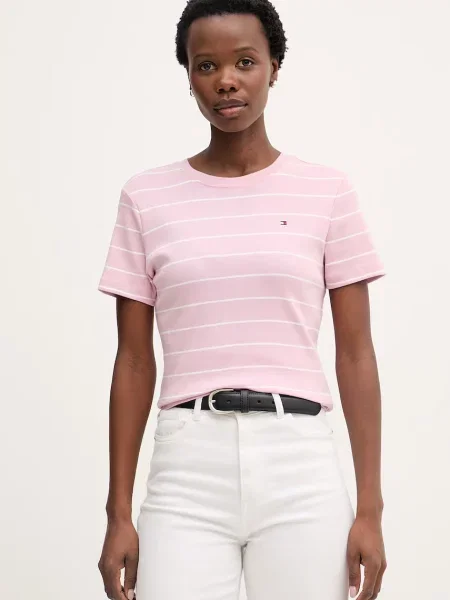 Tommy Hilfiger tričko dámske ružová