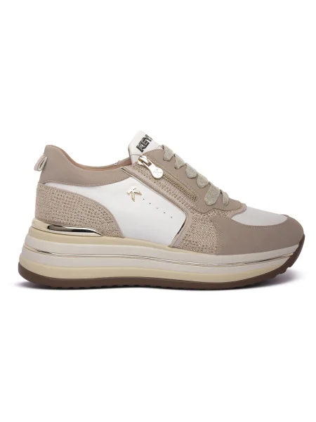 Pantofi Keys alb