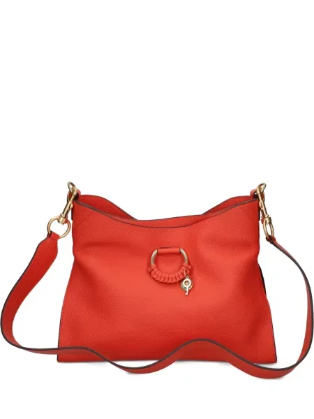 Кожаный пръстен See By Chloé оранжево