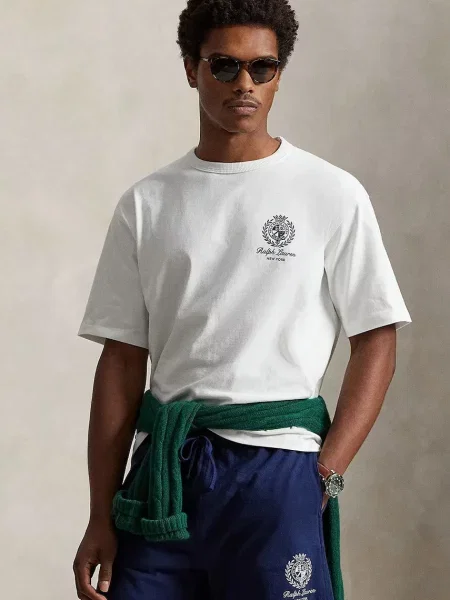 Kratka majica Polo Ralph Lauren bela