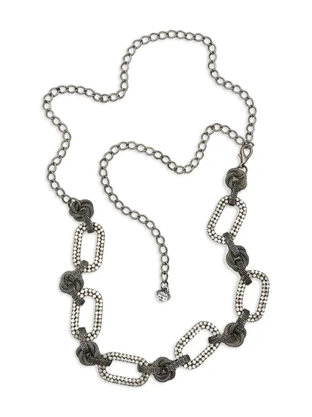 Curea Jennifer Gibson Jewellery de cristal argintiu