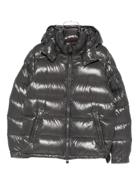Яке Moncler с качулка сиво