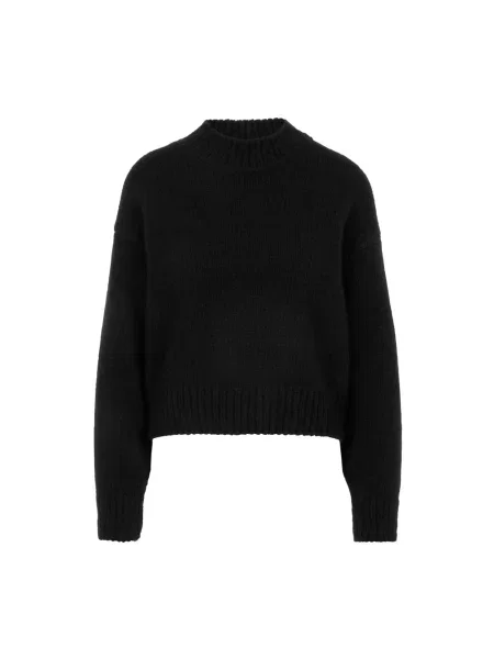 Dzianinowy sweter Marc Cain czarny