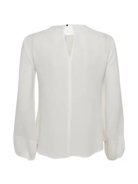 Top Elisabetta Franchi din crep alb