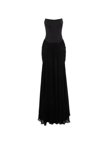 Rochie V:pm Atelier cu volane negru
