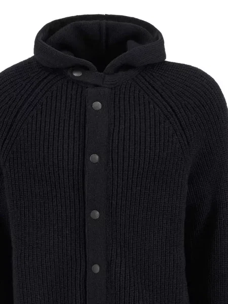 Kardigan Barbour s kapuljačom crna