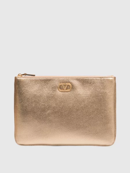 Кожаный клатч Valentino