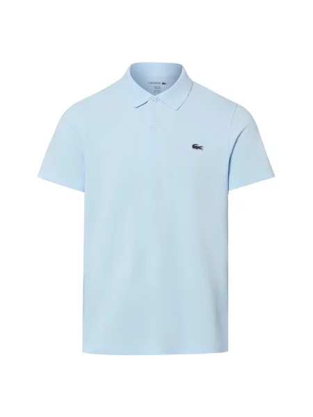 Lacoste koszulka polo Mężczyźni jednolity 5 niebieski
