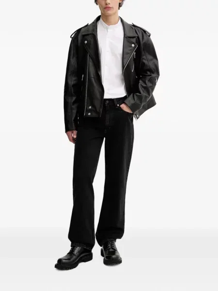 Scurt reversibil tricou Levi's® cu imagine negru
